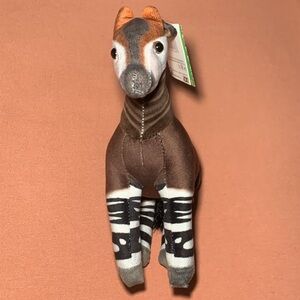 NWT WWF World Wildlife Foundation Adoption Okapi Plush 8”